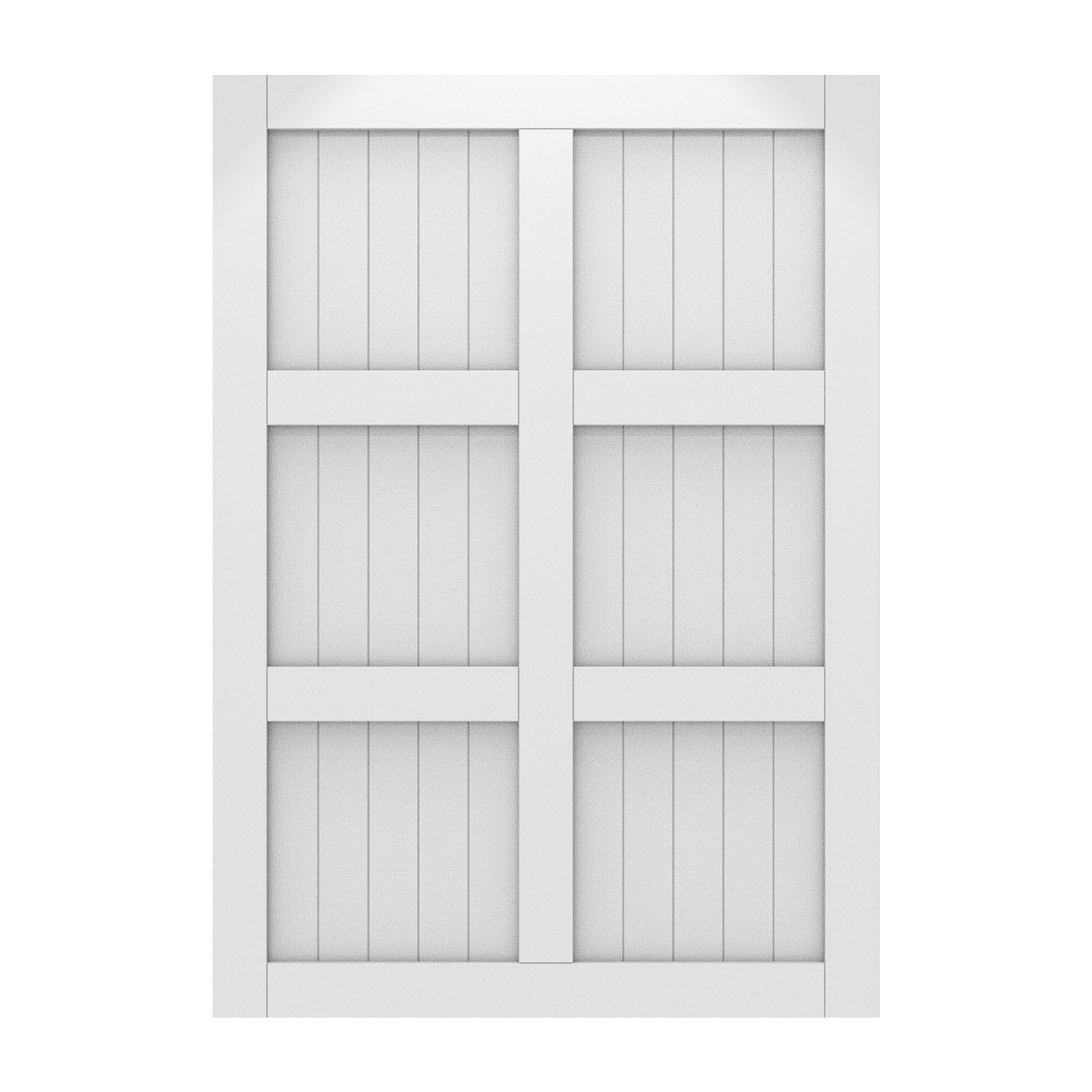 Barn Double 3 Panel