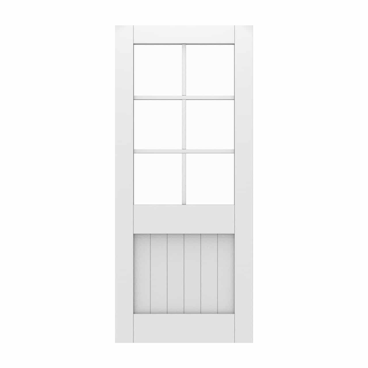 Shaker Grooved 2 Panel OT 6 Lite